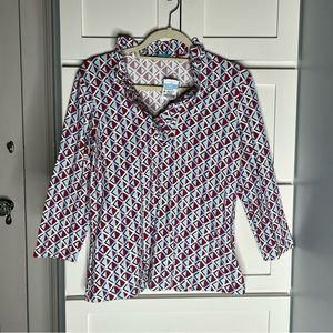 NWT J. McLaughlin ruffle neck top